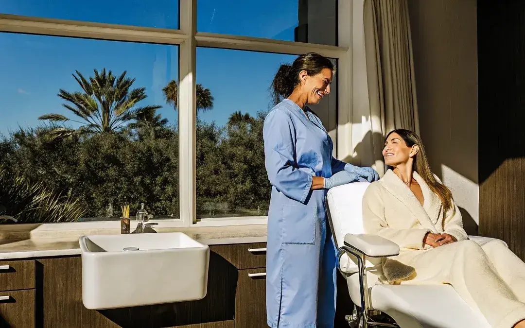 A RENU patient during a consultation